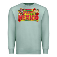 Seafoam Viva Mexico Premium Sweatshirt - texasbilliewilder