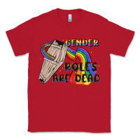 Red gender roles are dead Classic Tee - MaliasSmallBusiness