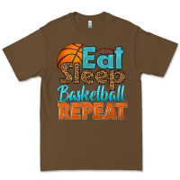 Cacao eat sleep basketball repeat Premium Tee - HRA Design Shop