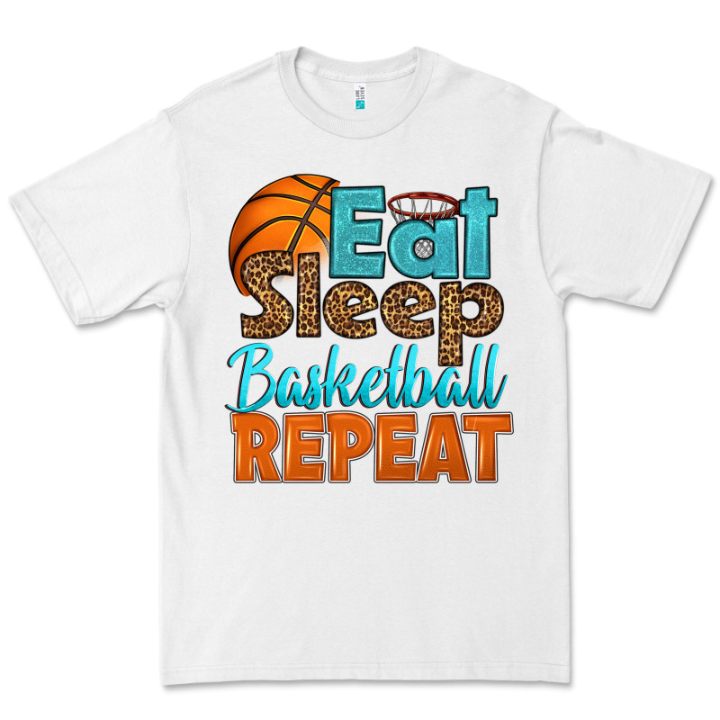 Eat Sleep Basketball Repeat Premium Tee by HRA Design Shop | Teevron