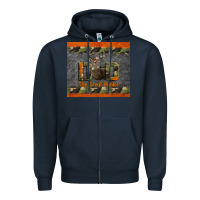 Navy Western Dad The Great Hunter Zipper Hoodie - LillyAllenDesigns