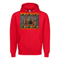 Red Western Dad The Great Hunter Zipper Hoodie - LillyAllenDesigns