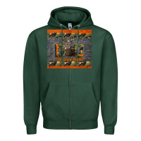 Sports Green Western Dad The Great Hunter Zipper Hoodie - LillyAllenDesigns