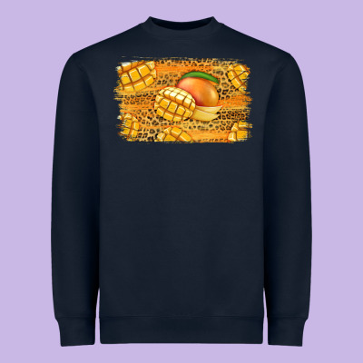 Mango Background Heavyweight Sweatshirt Designed By Jasminsmagicworld