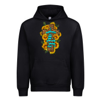Black faith sunflower leopard cross olivia Urban Hoodie - OliviaCreatesArt