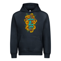Navy faith sunflower leopard cross olivia Urban Hoodie - OliviaCreatesArt