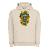Pigment French Oak faith sunflower leopard cross olivia Urban Hoodie - OliviaCreatesArt