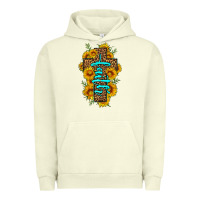 Faith Sunflower Leopard Cross Olivia Urban Hoodie | Teevron