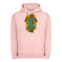 Pigment Salmon faith sunflower leopard cross olivia Urban Hoodie - OliviaCreatesArt