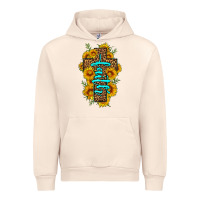 Sandshell faith sunflower leopard cross olivia Urban Hoodie - OliviaCreatesArt