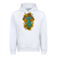 White faith sunflower leopard cross olivia Urban Hoodie - OliviaCreatesArt