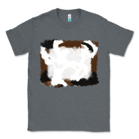 Charcoal Heather cowhide frames background Classic Tee - RanaPortraitStore