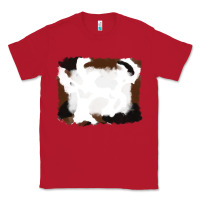 Red cowhide frames background Classic Tee - RanaPortraitStore