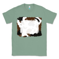 Sage cowhide frames background Classic Tee - RanaPortraitStore