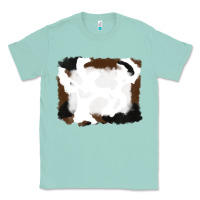 Seafoam cowhide frames background Classic Tee - RanaPortraitStore