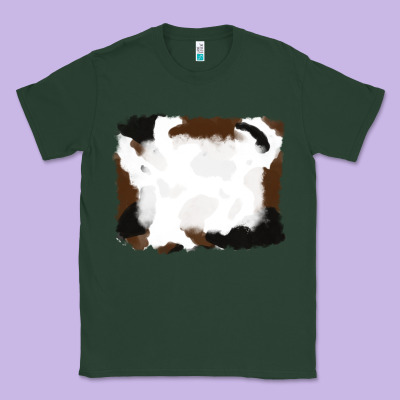 Cowhide Frames Background Classic Tee Designed By Ranaportraitstore