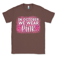 Chestnut in october we wear pink leopard glitter Classic Tee - AdoDesignShop