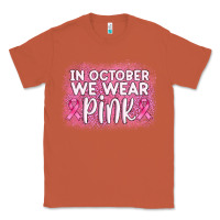 Copper in october we wear pink leopard glitter Classic Tee - AdoDesignShop