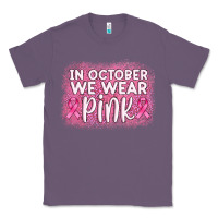 Lavender in october we wear pink leopard glitter Classic Tee - AdoDesignShop