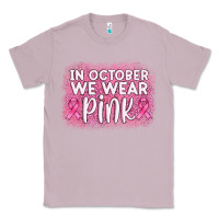 Lilac in october we wear pink leopard glitter Classic Tee - AdoDesignShop