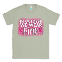 Matcha in october we wear pink leopard glitter Classic Tee - AdoDesignShop