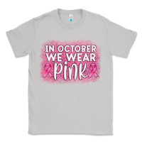 Moon Dust in october we wear pink leopard glitter Classic Tee - AdoDesignShop
