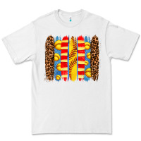 White softball  brushstrokes Premium Tee - AdoDesignShop