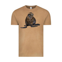 Sea Lion Illustrations Vintage Tee | Teevron