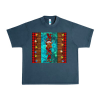 Midnight Navy nana highland cow Christmas Urban Heavy Tee - BarkalooDesign