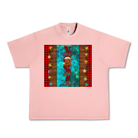 Salmon nana highland cow Christmas Urban Heavy Tee - BarkalooDesign