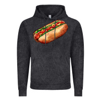 Vintage Black American hot dog Vintage Hoodie - AdoDesignShop