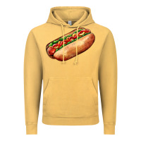 Vintage Mustard American hot dog Vintage Hoodie - AdoDesignShop