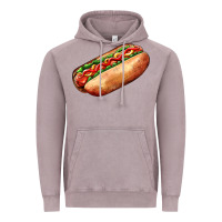 Vintage Zinc American hot dog Vintage Hoodie - AdoDesignShop