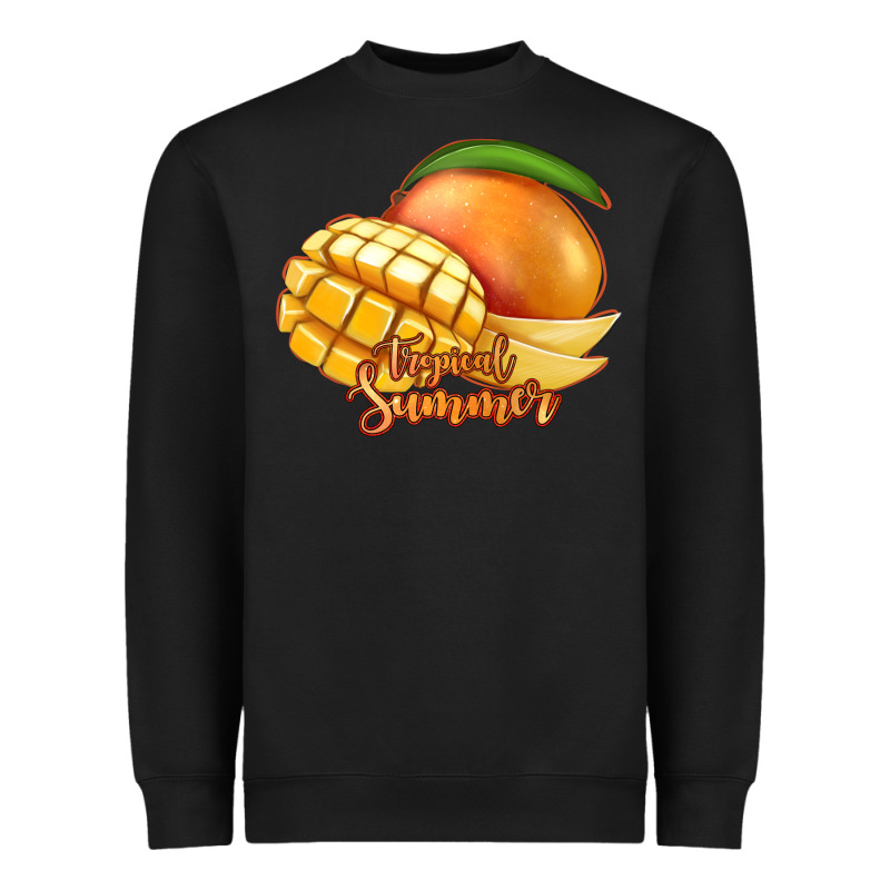 Mango Tropical Summer Heavyweight Sweatshirt by Jasminsmagicworld | Teevron