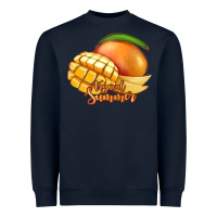 Navy Mango Tropical Summer Heavyweight Sweatshirt - Jasminsmagicworld