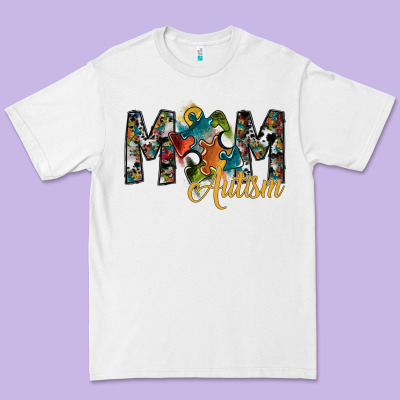 Mom Autism Premium Tee Designed By Sublimationcraftshop