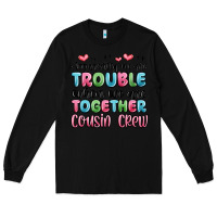 Black apparently we are trouble when we are together cou Long Sleeve Tee - MaliasSmallBusiness