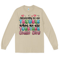 Mushroom apparently we are trouble when we are together cou Long Sleeve Tee - MaliasSmallBusiness