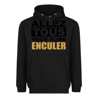 Black Allez Tous Vous Enculer Heavyweight Hoodie - Bettercallsaul