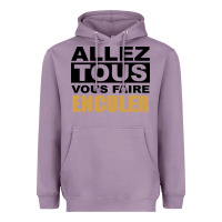 Lavender Allez Tous Vous Enculer Heavyweight Hoodie - Bettercallsaul