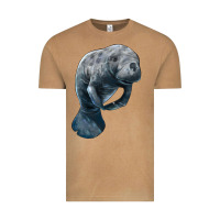 Vintage Camel Manatee Illustrations Vintage Tee - LillyAllenDesigns