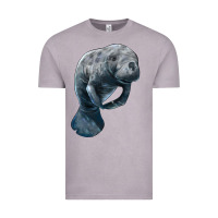 Vintage Zinc Manatee Illustrations Vintage Tee - LillyAllenDesigns