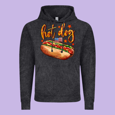 Hot Dog Vintage Hoodie Designed By Adodesignshop