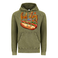 Vintage Olive hot dog Vintage Hoodie - AdoDesignShop
