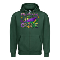 Sports Green mardi gras cruise celebration Zipper Hoodie - LillyAllenDesigns