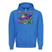 True Royal mardi gras cruise celebration Zipper Hoodie - LillyAllenDesigns
