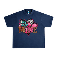 Navy valentines day western hearts be mine Urban Heavy Tee - Jasminsmagicworld