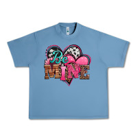 Pebble Blue valentines day western hearts be mine Urban Heavy Tee - Jasminsmagicworld