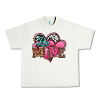 Pistachio valentines day western hearts be mine Urban Heavy Tee - Jasminsmagicworld