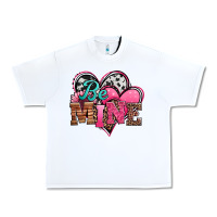 White valentines day western hearts be mine Urban Heavy Tee - Jasminsmagicworld